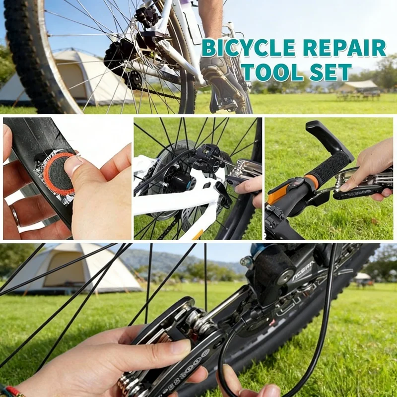 Mountain Biking Essentials - Outdoor biking camping repair tool kit