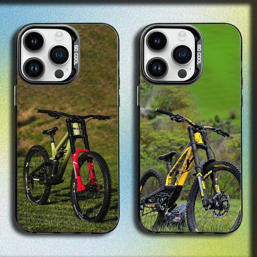 Mountain Biking Cartoon - Mountain Bicycle Bike Phone Case For