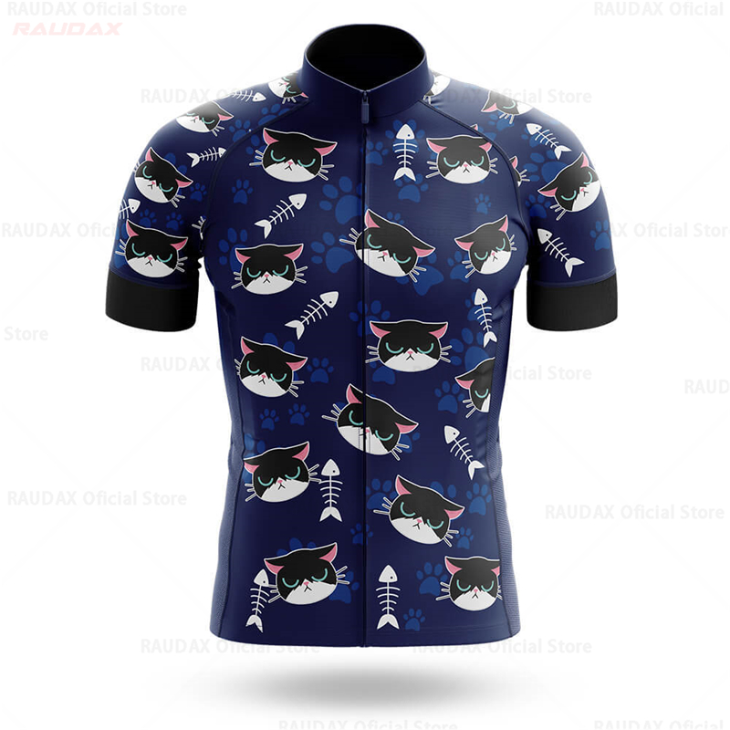 Cycling Jersey Men CARTOON CAT - مراجعة Mountain Biking Cartoon وسعره