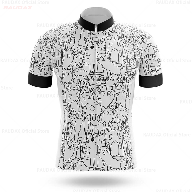 Cycling Jersey Men CARTOON CAT - مراجعة Mountain Biking Cartoon وسعره