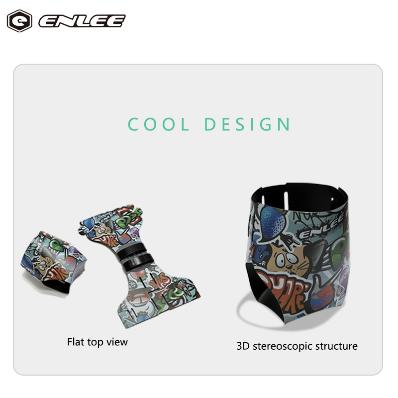 ENLEE Colorful Portable Mounta - مراجعة Mountain Biking Cartoon وسعره