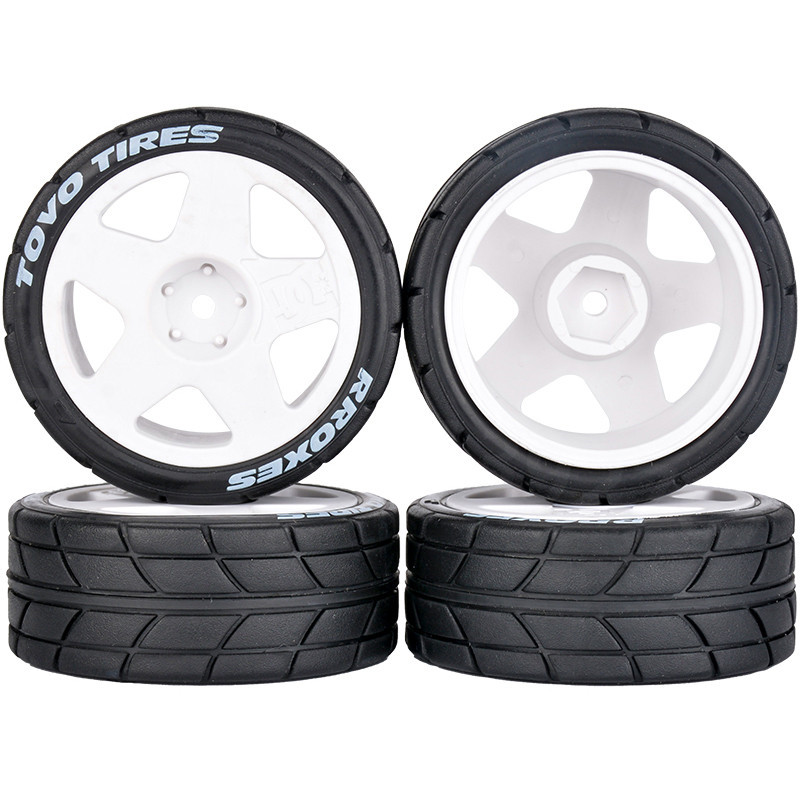 4PCS Racing Road Rubber Tires  - مراجعة Tire Insert Foam وسعره