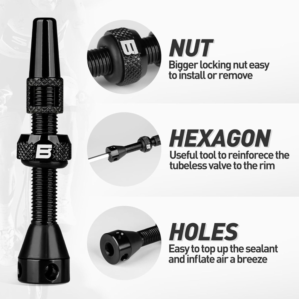 Tubeless Valve Stem mm, Super  - مراجعة Tubeless Valve Core وسعره