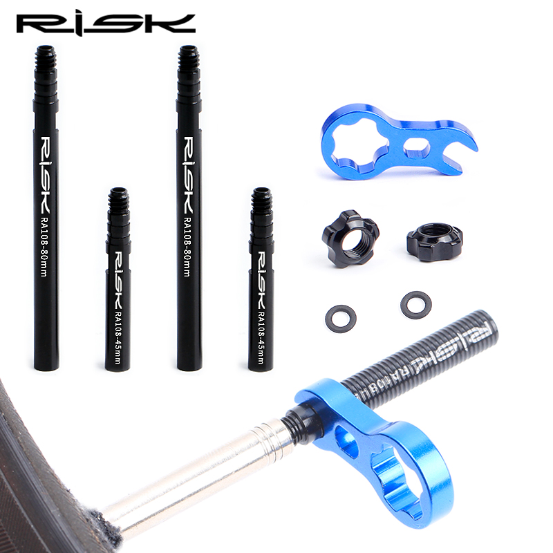 RISK Bicycle Presta Valve Exte - مراجعة Tubeless Valve Core وسعره