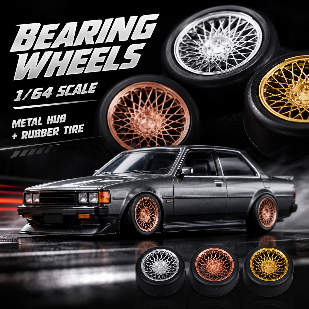 X-Scale 1/64 Rubber Tires for  - مراجعة Tire Insert Foam وسعره