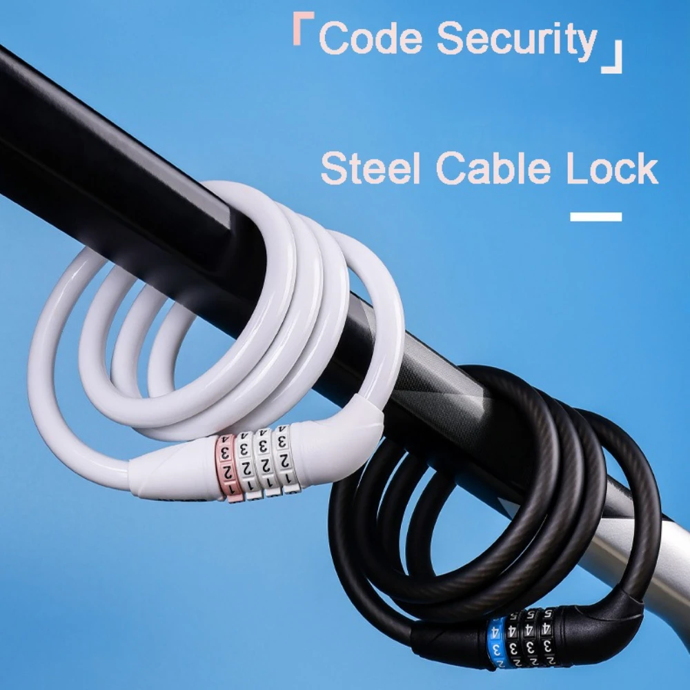 Outdoor Bike Lock 4-Digit Pass - مراجعة Mountain Biking Essentials وسعره