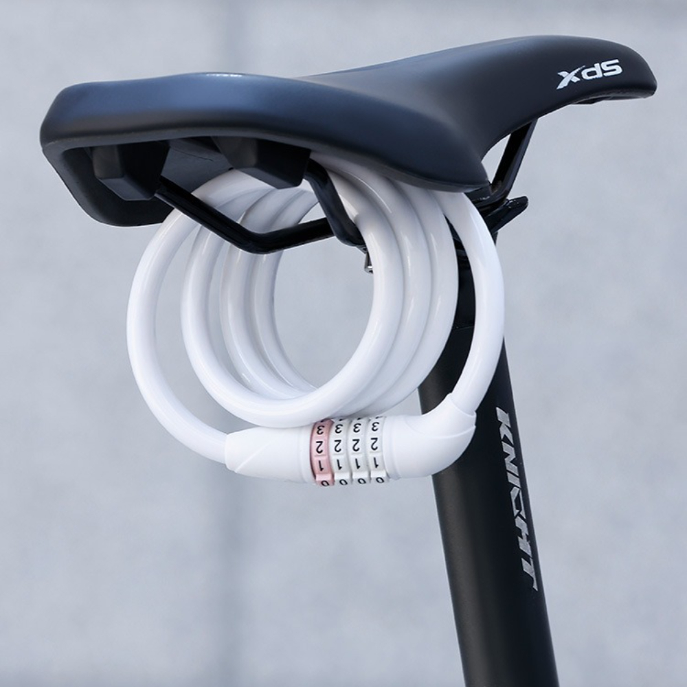 Outdoor Bike Lock 4-Digit Pass - مراجعة Mountain Biking Essentials وسعره