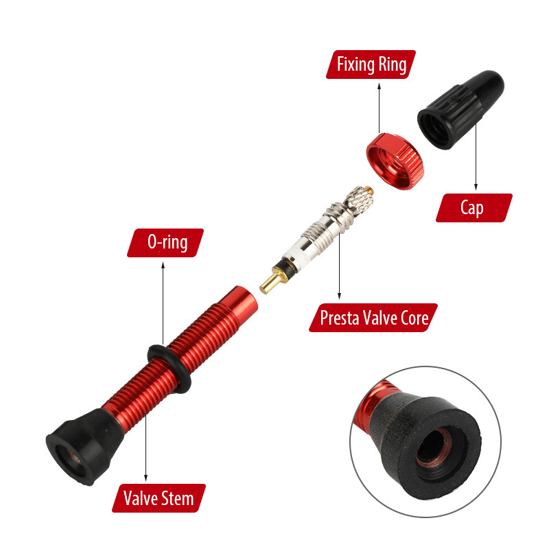 2pcs Bike Bicycle Tubeless Pre - مراجعة Tubeless Valve Core وسعره