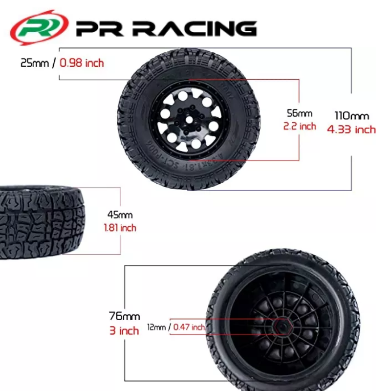 2Pcs PR Racing SCT-P006 1/10 S - مراجعة Tire Insert Foam وسعره