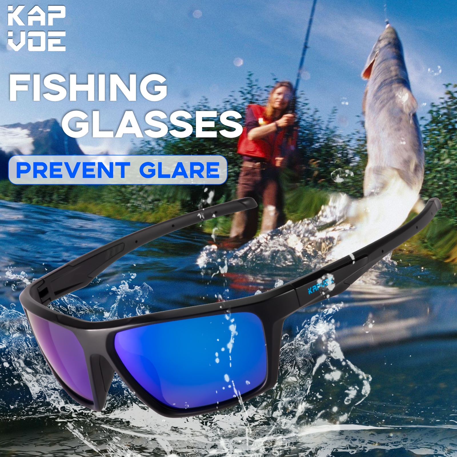 KAPVOE Polarized Hiking Fishin - مراجعة Mountain Biking Essentials وسعره