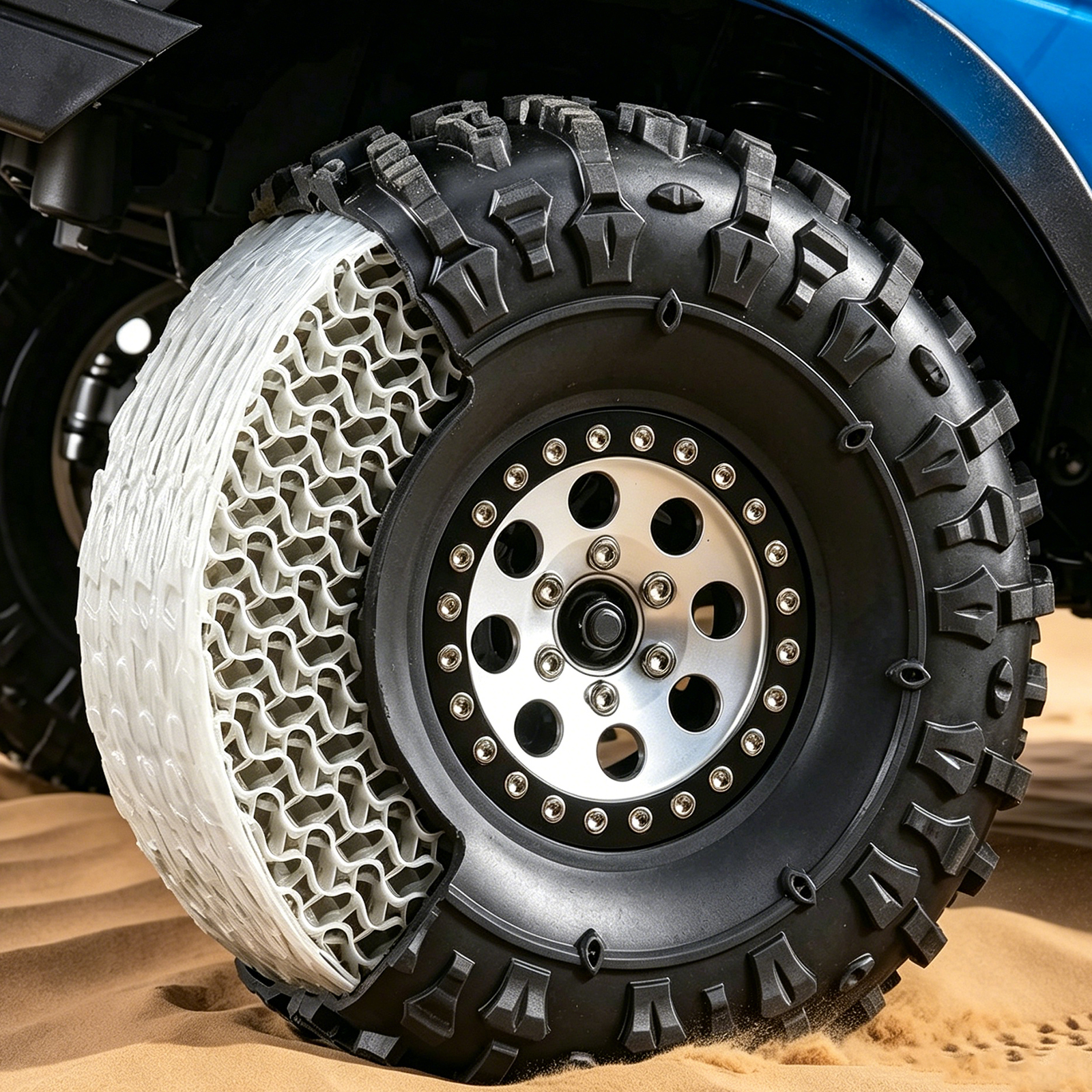 4Pcs 1.9-Inch 3D Printing TPU  - مراجعة Tire Insert Foam وسعره