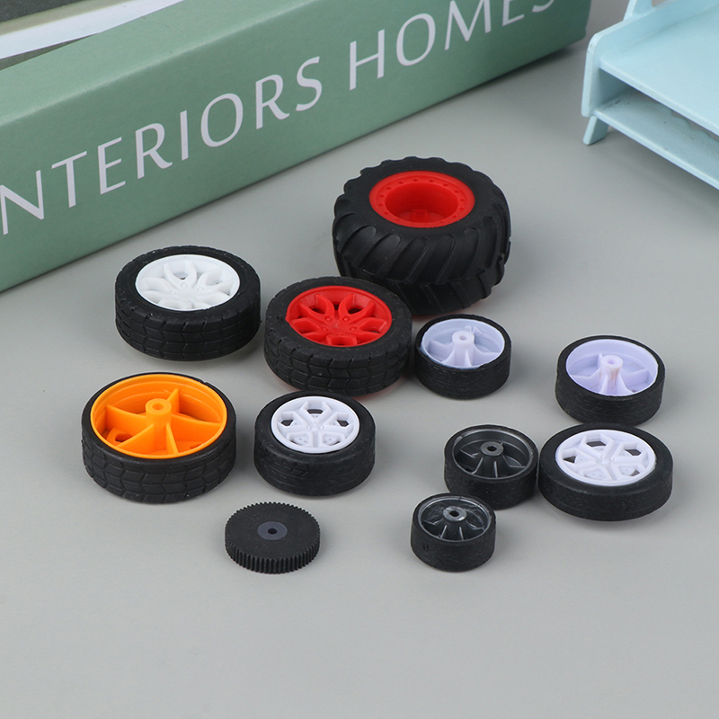 10PCS PC Toy Wheel Rubber Rim  - مراجعة Tire Insert Foam وسعره
