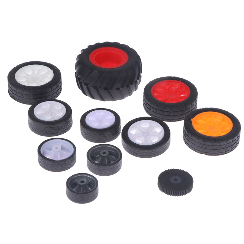 10PCS PC Toy Wheel Rubber Rim  - مراجعة Tire Insert Foam وسعره