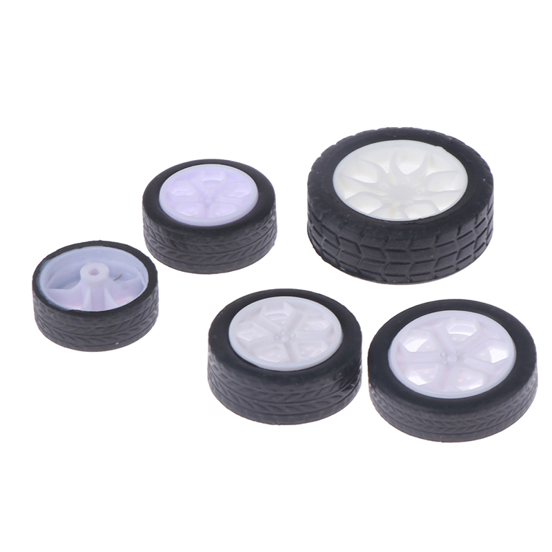 10PCS PC Toy Wheel Rubber Rim  - مراجعة Tire Insert Foam وسعره