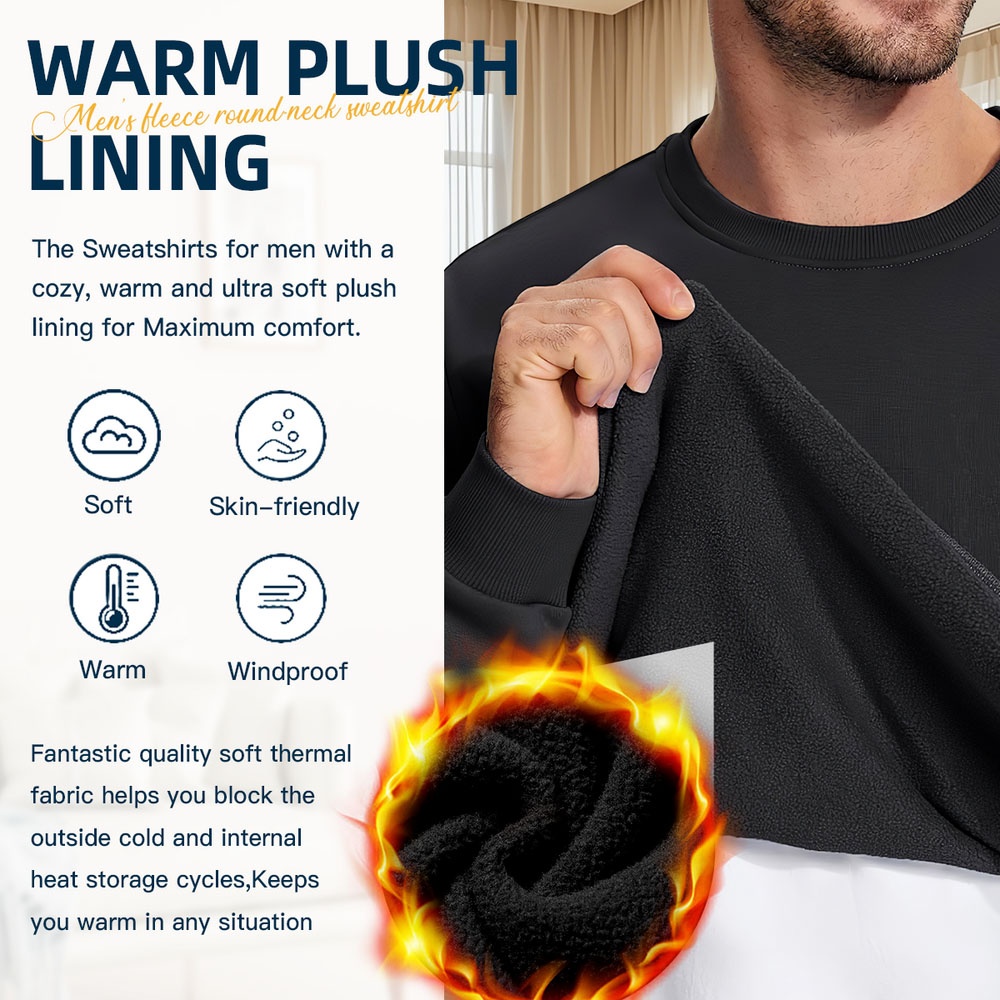 Men's Black Crew Neck Sweatshi - مراجعة Mountain Biking Cartoon وسعره