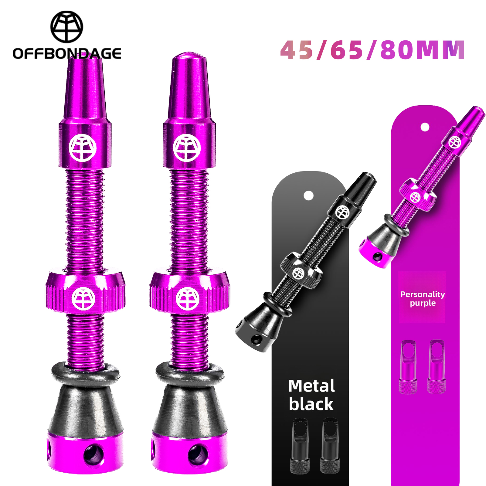 OFFBONDAGE Bicycle 2/Pack F/V  - مراجعة Tubeless Valve Core وسعره