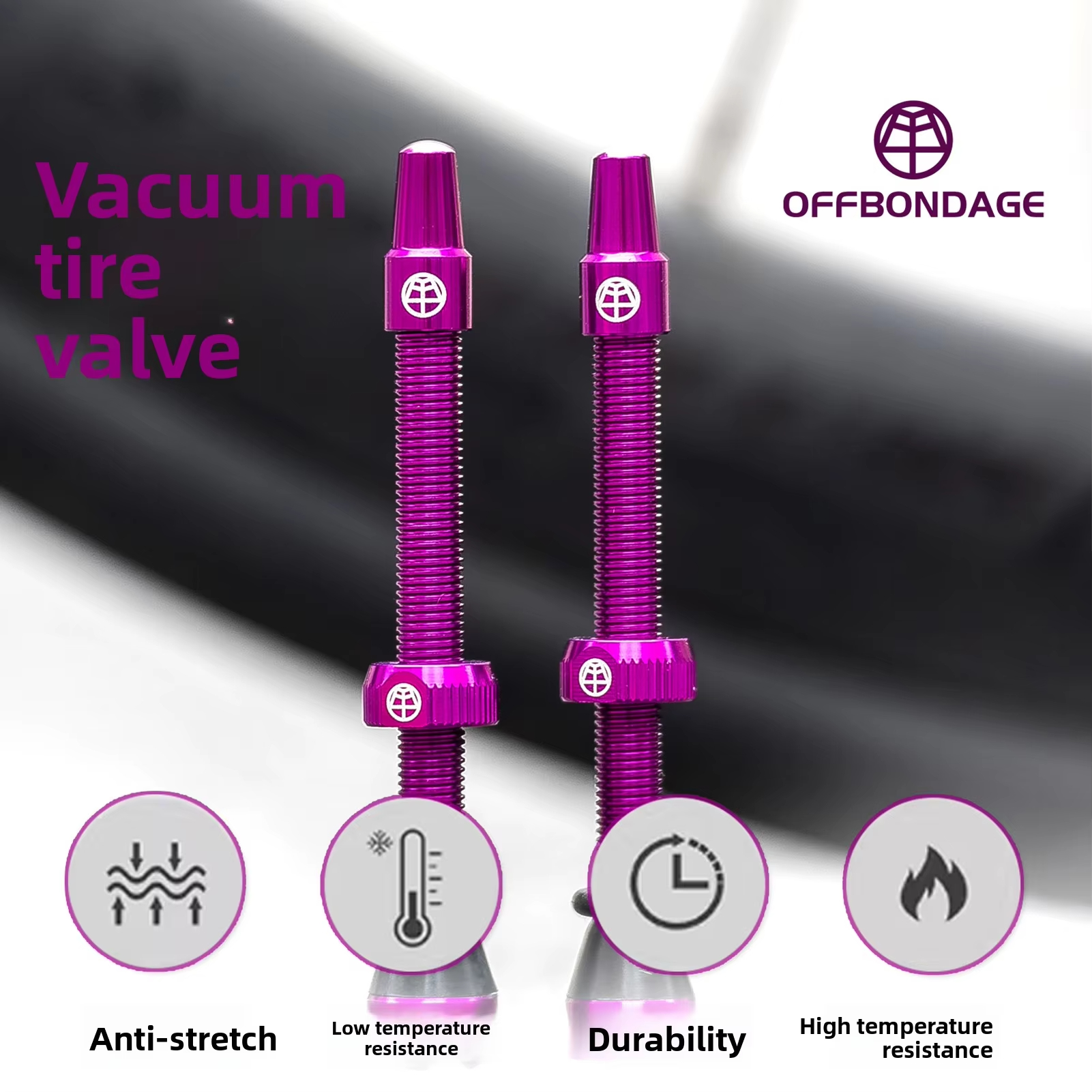 OFFBONDAGE Bicycle 2/Pack F/V  - مراجعة Tubeless Valve Core وسعره
