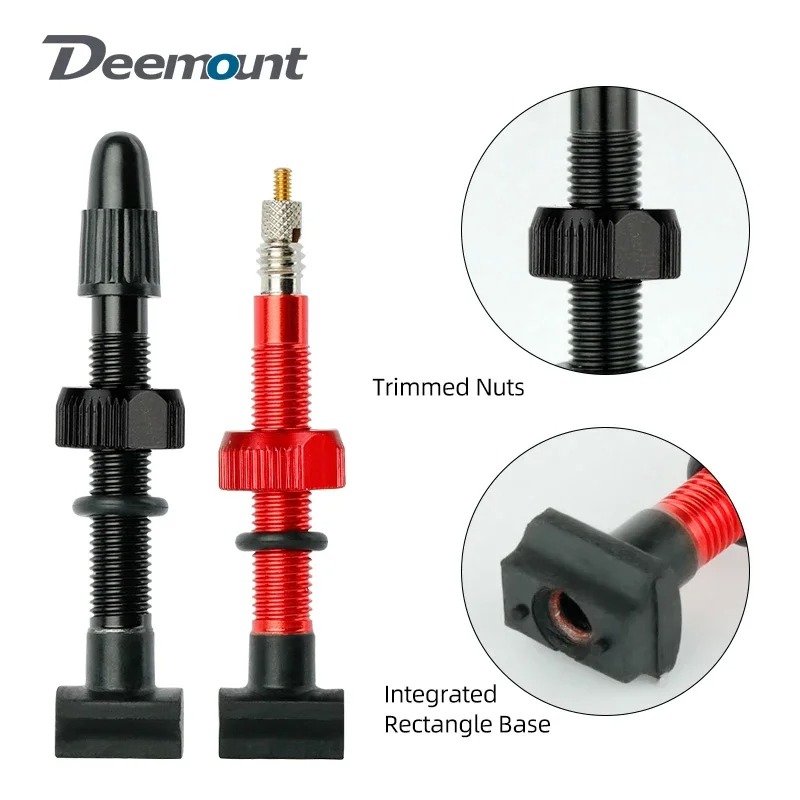 Deemount 45\60\80MM Tubeless V - مراجعة Tubeless Valve Core وسعره