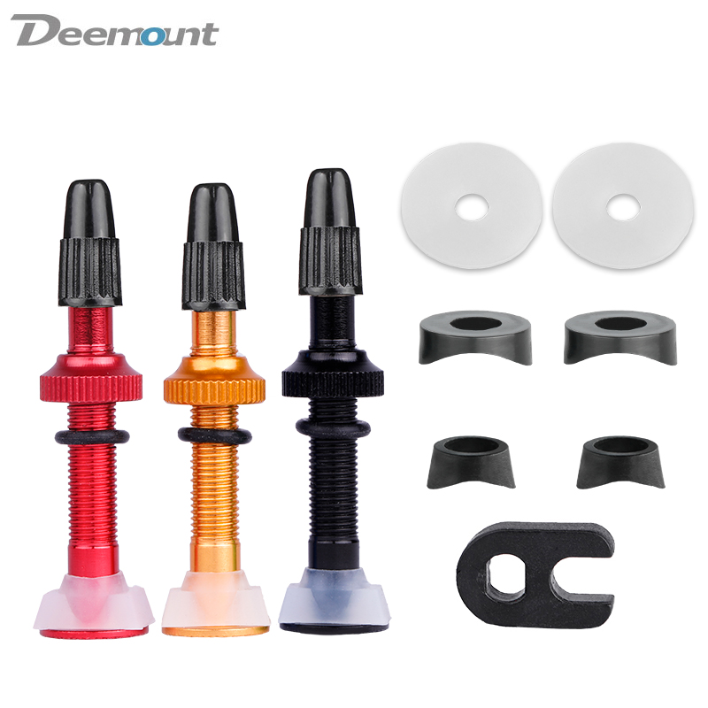 1Pair 40/60mm CNC Machined Pre - مراجعة Tubeless Valve Core وسعره