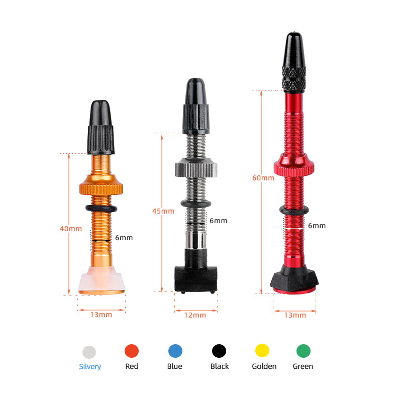 1Pair 40/60mm CNC Machined Pre - مراجعة Tubeless Valve Core وسعره